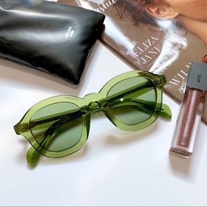 clear green sunglasses